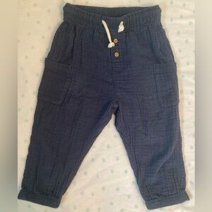H&M Gauzy 18M fits 24m+ Pants Joggers Relaxed Fit  100% Cotton Dressy Casual
